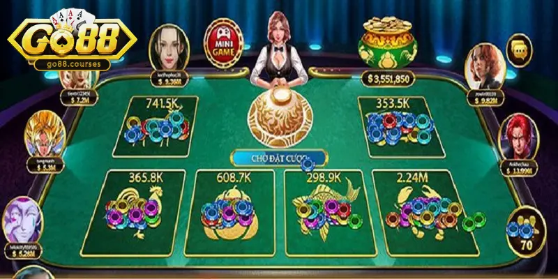 Game bài là trò chơi rất được yêu thích tại Go88 cổng game đại gia